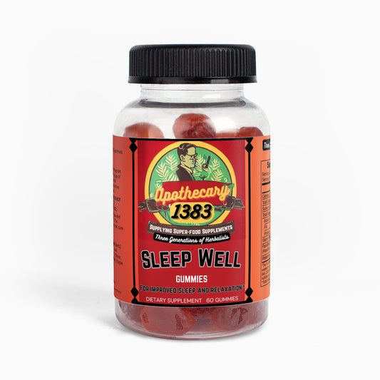 Natural Sleep Aid Gummies for Adults - Promotes Restful Sleep & Supports Memory - Passiflora Extract & Melatonin - 60 Gummies